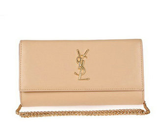 YSL monogramme cross-body shoulder bag 203855 apricot - Click Image to Close